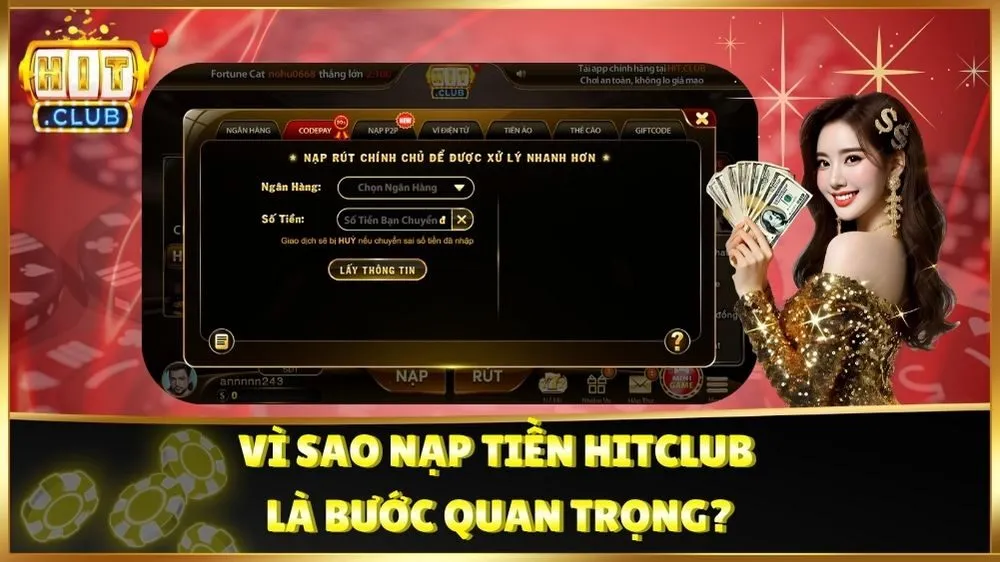 Hướng Dẫn Nạp Tiền Hitclub Chi Tiết, An Toàn Và Nhanh Chóng